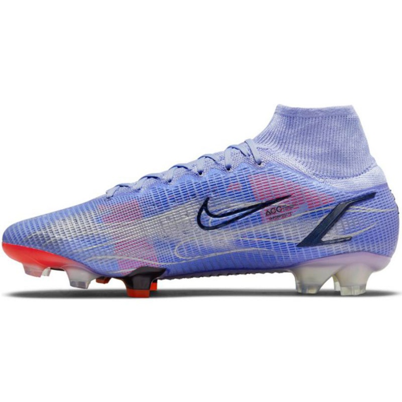 Nike Mercurial Superfly 8 Elite Km Fg M DB2859 506 fotbollsskor mångfärgad rosor och lila 1