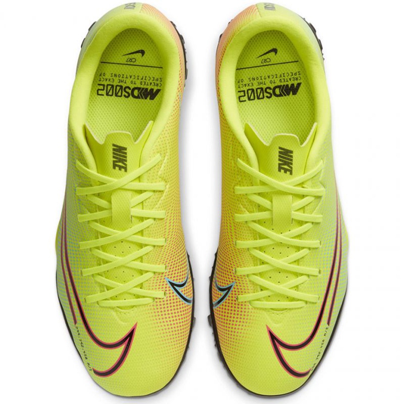 Nike Mercurial Vapor 13 Academy Mds Tf Jr CJ1178 703 fotbollssko celadon grön 1