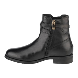 Tommy Hilfiger Hårdvara på bälte Flat Boot W FW0FW05967-BDS svart 1