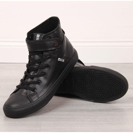 Höga sneakers med kardborreband Big Star M Y174020 svart 1