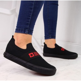 Svarta Slip on Sneakers Big Star W FF274221 2