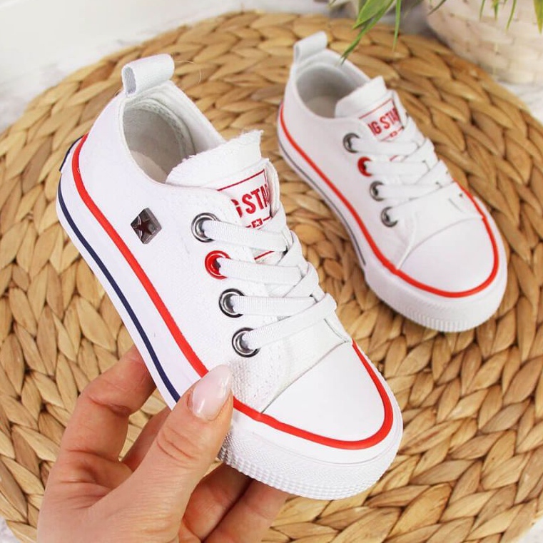 Sneakers Big Star Jr HH374089 vit brun 1