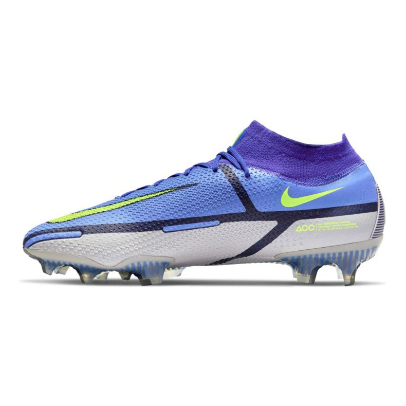 Nike Phantom GT2 Dynamic Fit Elite Fg M CZ9889-570 fotbollsskor blå / silver blå 1