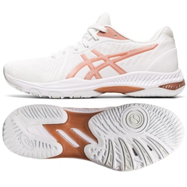 Asics Netburner Ballistic Ff 2 W 1052A033 102 volleybollskor vit vit 1