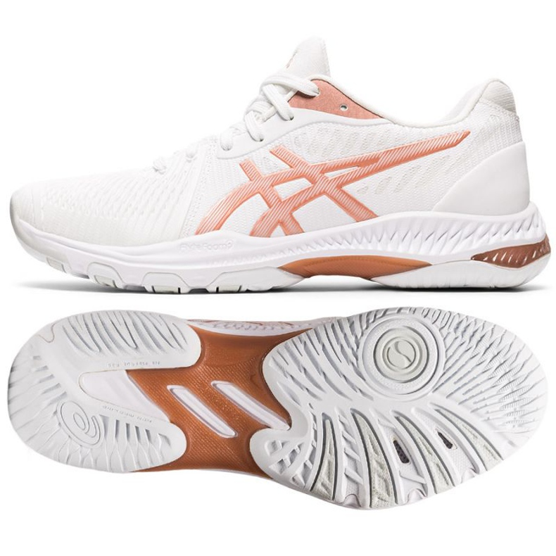Asics Netburner Ballistic Ff 2 W 1052A033 102 volleybollskor vit vit 1