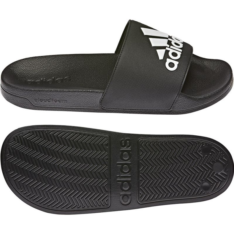 Adidas Adilette Shower GZ3779 tofflor svart 1