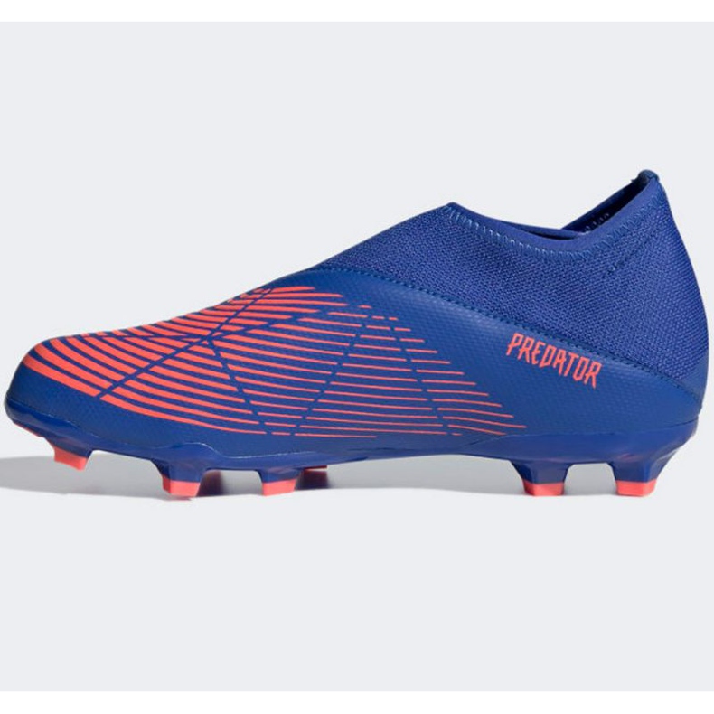 Adidas Predator Edge.3 Ll Fg Jr GW2359 fotbollsskor blå blått och marinblått 1