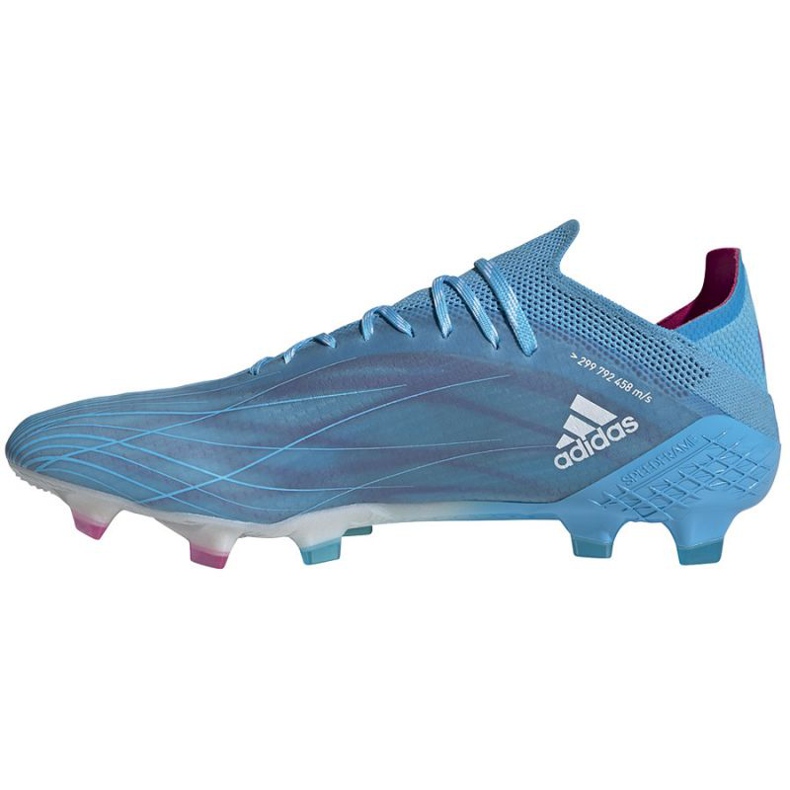 Adidas X Speedflow.1 Fg M GW7457 fotbollsskor mångfärgad blå 1