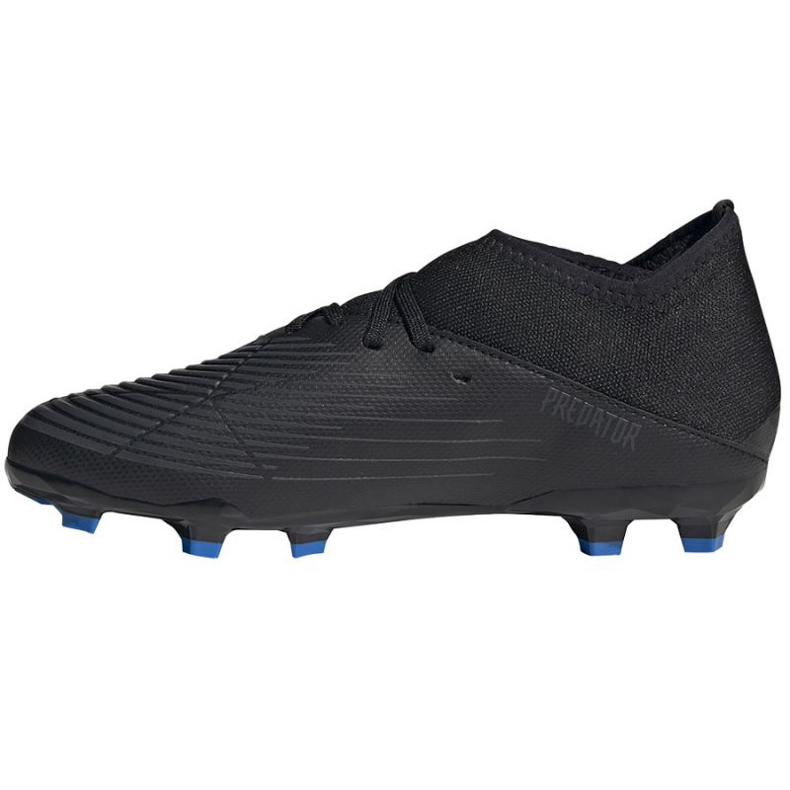 Adidas Predator Edge.3 Fg Jr GW2360 fotbollsskor svart svart 1