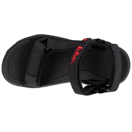 Svart Lee Cooper LCW-21-34-0211L sportssandaler för kvinnor 2