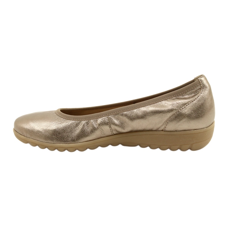 Caprice Ballerina Taupe Metallic 9-22161-28 beige mångfärgad gyllene 4