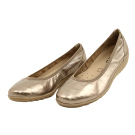 Caprice Ballerina Taupe Metallic 9-22161-28 beige mångfärgad gyllene 5