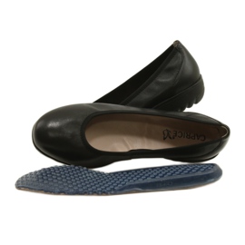 Caprice Black Nappa Ballerina 9-22161-28 svart 8
