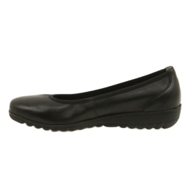 Caprice Black Nappa Ballerina 9-22161-28 svart 4