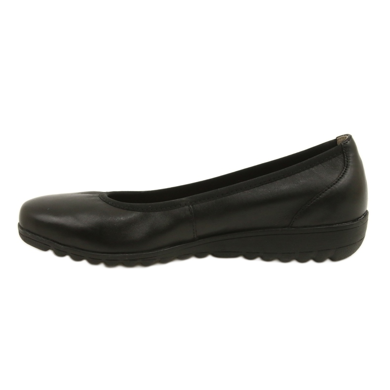 Caprice Black Nappa Ballerina 9-22161-28 svart 4