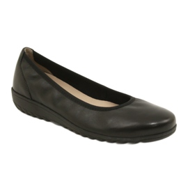 Caprice Black Nappa Ballerina 9-22161-28 svart 3