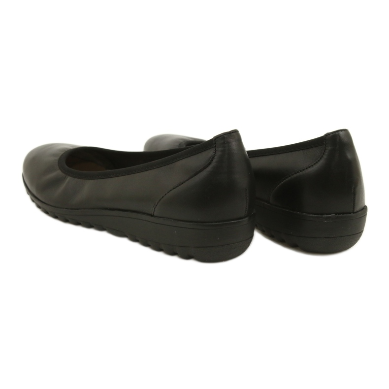 Caprice Black Nappa Ballerina 9-22161-28 svart 6