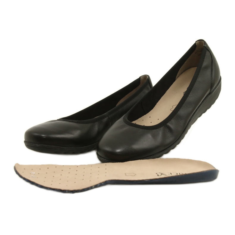 Caprice Black Nappa Ballerina 9-22161-28 svart 9