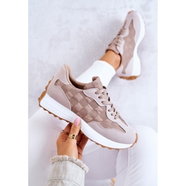 Klassiska Sportskor Beige Patrice knuten 1