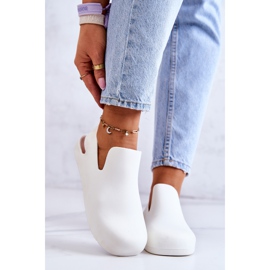 FS1 Fashionabla vita Meriko gummiträskor 1