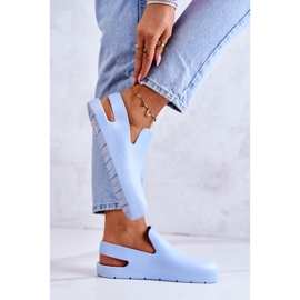 FS1 Fashionabla blå Meriko gummiträskor 1