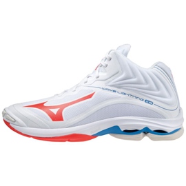 Inomhusskor Mizuno Wave Lightning Z6 Mid V1GA200525 vit vit 1