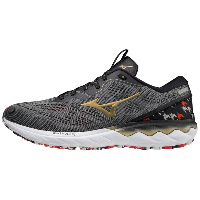 Mizuno Wave Skyrise 2 Amsterdam M J1GC216297 löparskor grå 1