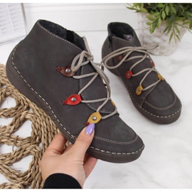 Gråisolerade stövlar W Rieker 52542-42 1