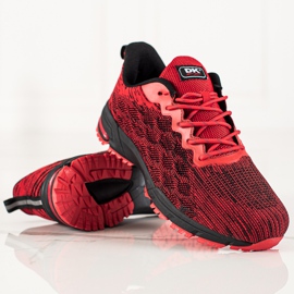 DK Herrskor svart röd 2