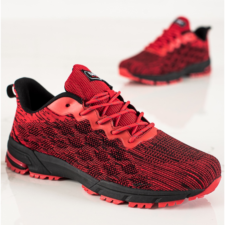 DK Herrskor svart röd 1