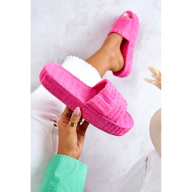 FJ1 Tofflor På Den Rosa Lilly Plattformen 1