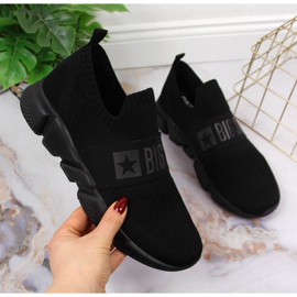 Slip on sportskor Big Star W JJ274296 svart 1