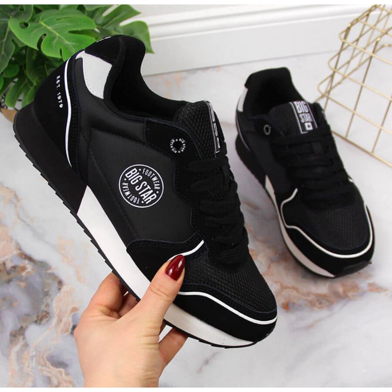 Svarta Big Star W JJ274279 sportskor 1