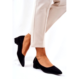 SEA Klassiska dampumps mocka svart Rheya 4