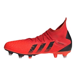 Adidas Predator Freak.3 Sg M FY6308 fotbollsskor mångfärgad apelsiner och röda 1