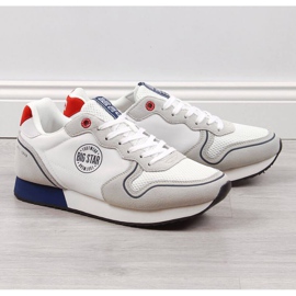 Big Star M JJ174141 vita sportskor grå 1