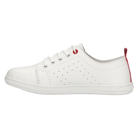 Damsneakers bundna Filippo DP3508 White vit 1