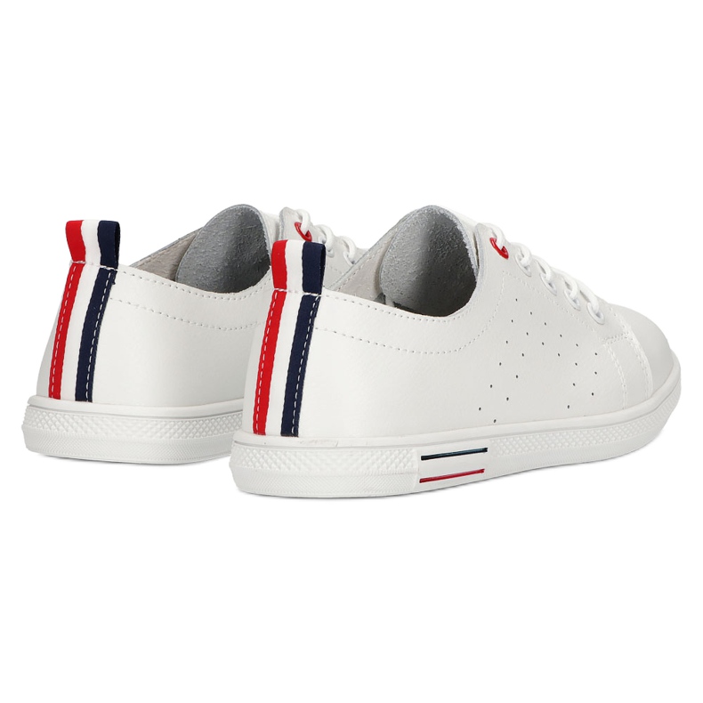 Damsneakers bundna Filippo DP3508 White vit 2