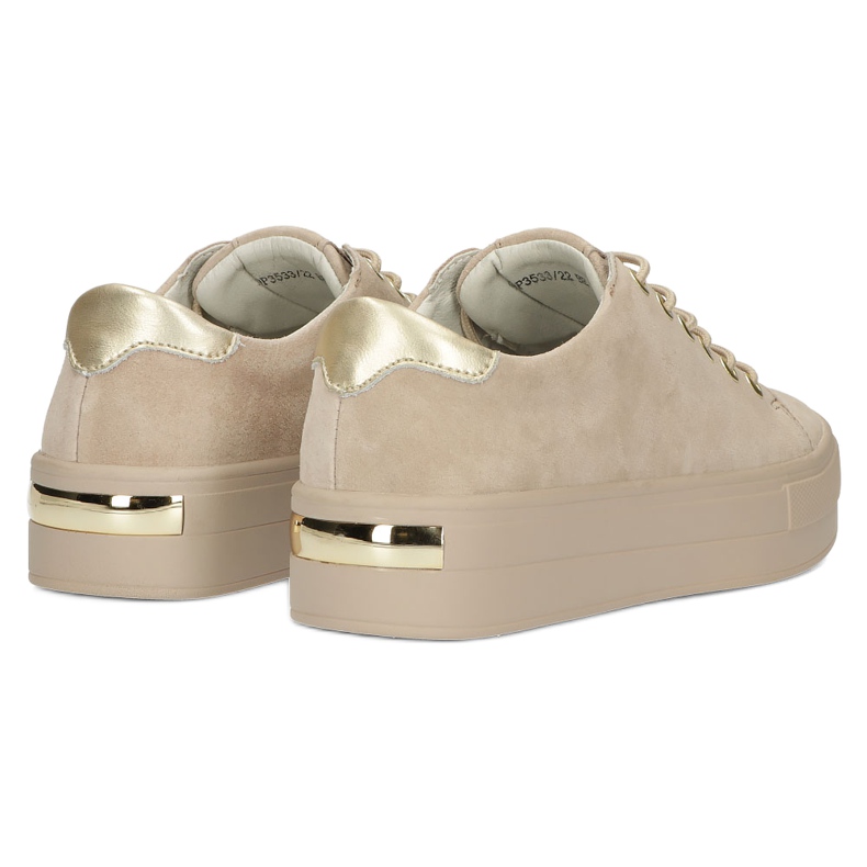 Creepers i beige läder Filippo DP3533 3