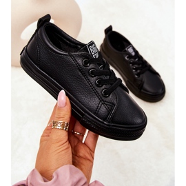 Läder Sneakers Big Star JJ374025 Svart 1