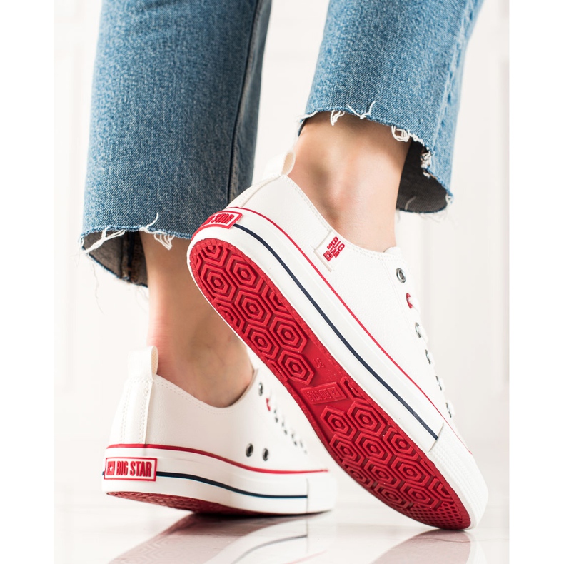 Big Star Sneakers dam JJ274130 vit 2