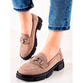 Goodin Mocka Loafers På Plattformen brun 1