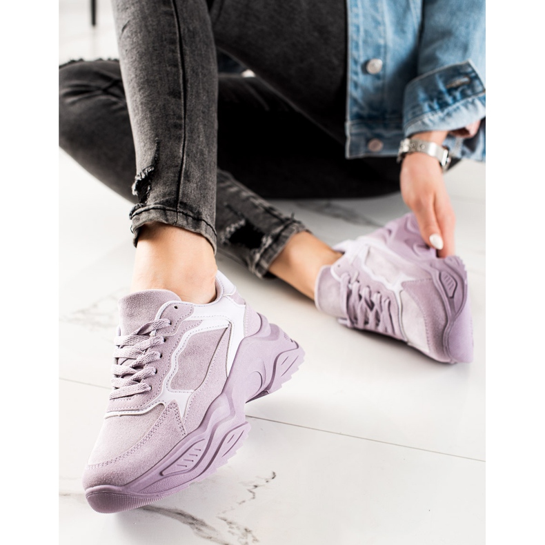 Marquiz Lila Sneakers På Plattformen violett 2