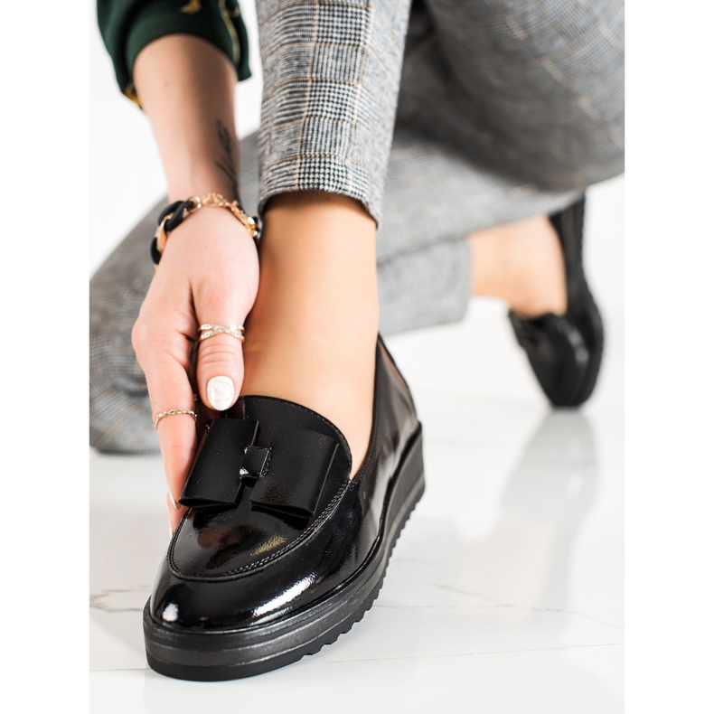 W. Potocki Skor Loafers På Paltform Potocki svart 2