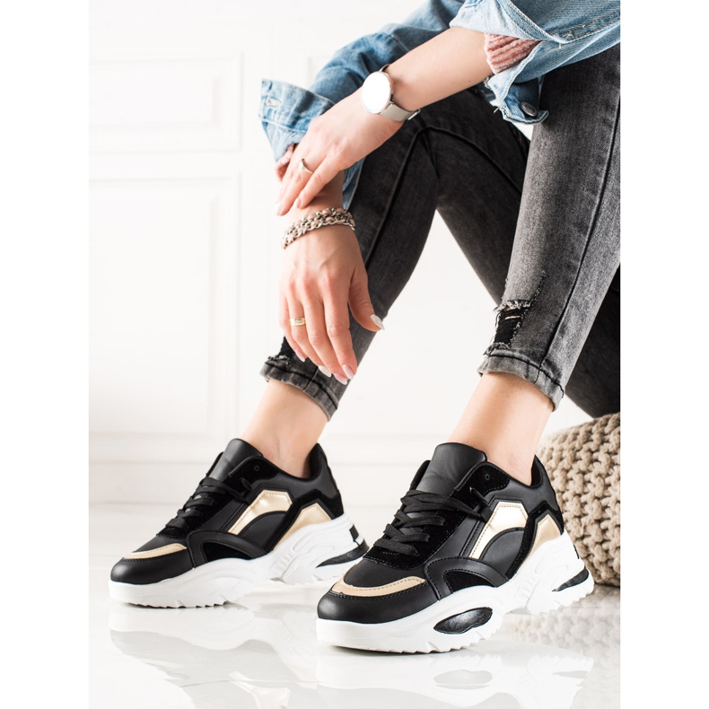 TRENDI Eco Leather Sneakers svart 2