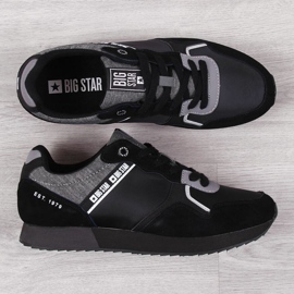 Big Star JJ174145 sportskor, svarta 2