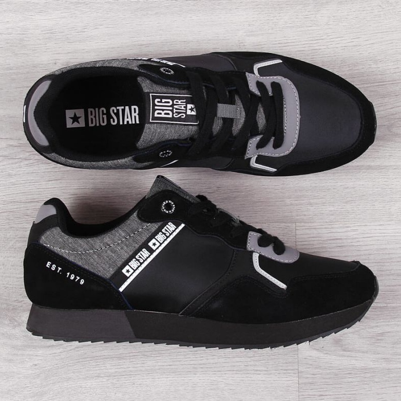 Big Star JJ174145 sportskor, svarta 2