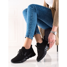 Sneakers för damer Big Star JJ274269 svart 1