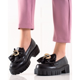 Seastar Mode Loafers Med Rosett svart 2