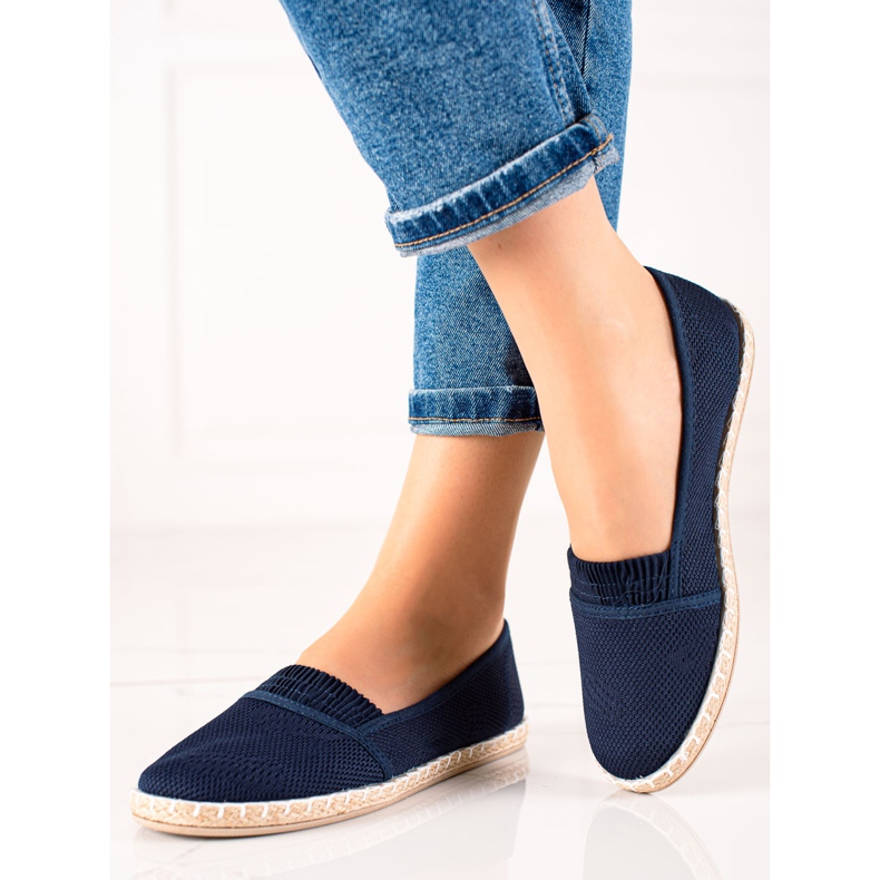 TRENDI Casual Marinblå Espadrillos 1